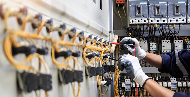 Professional Electrician technician working in Lantana, FL